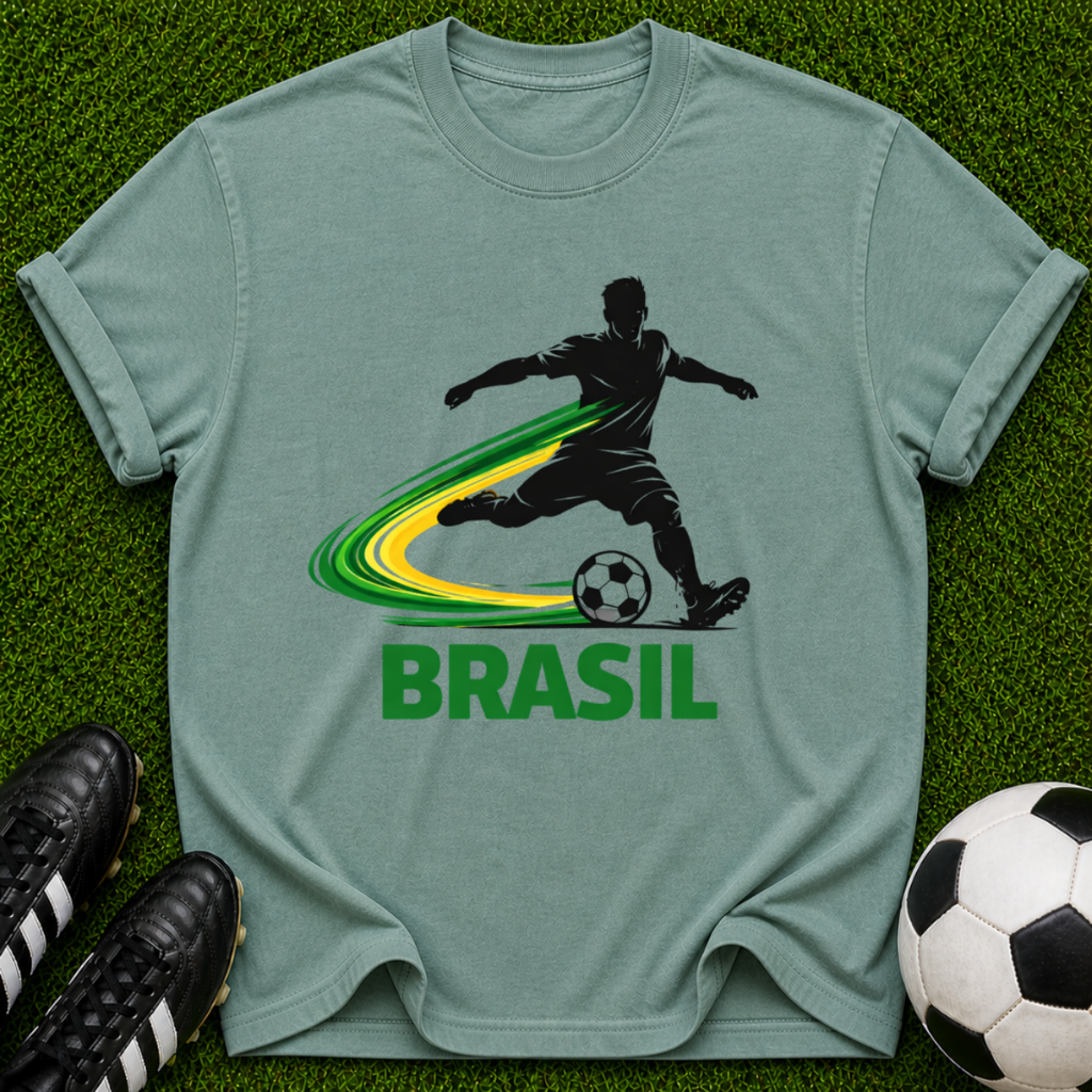 Brasil Soccer Player T-shirt