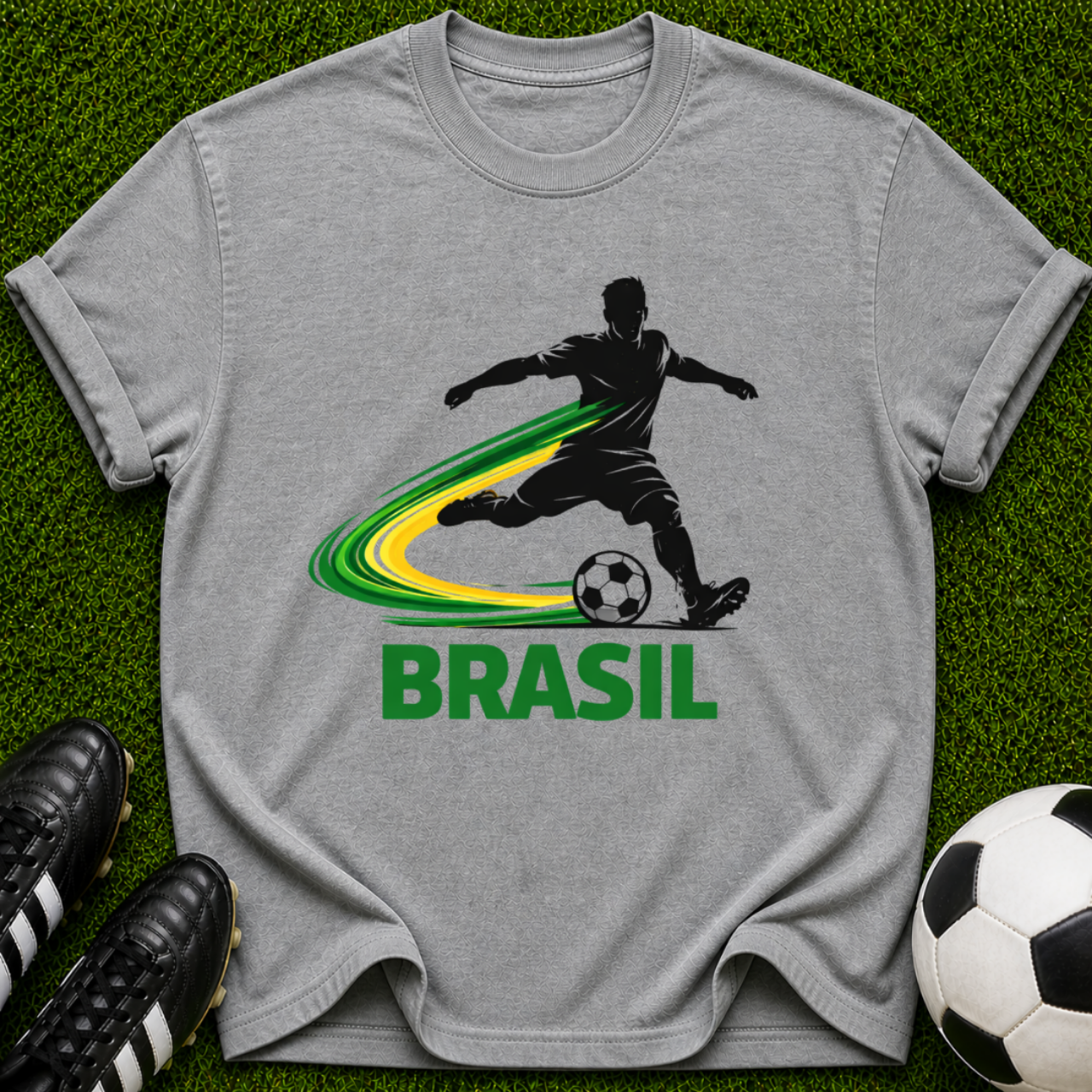 Brasil Soccer Player T-shirt