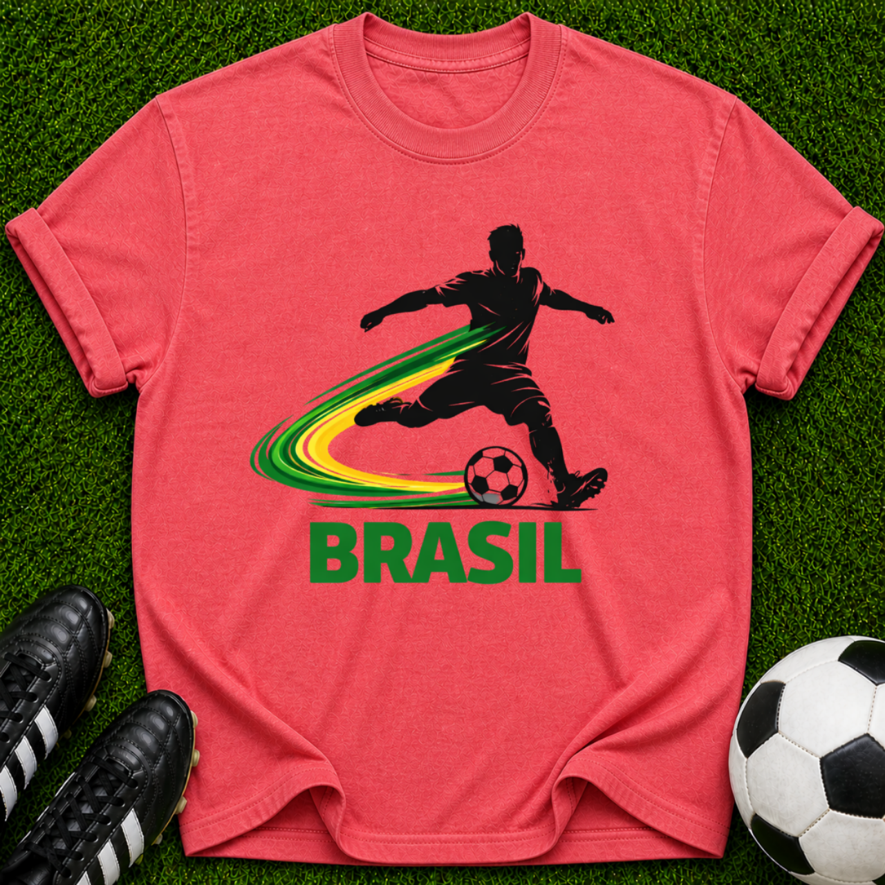 Brasil Soccer Player T-shirt