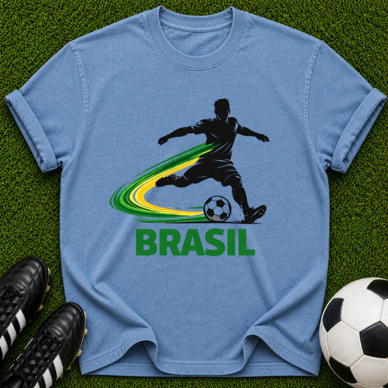 Brasil Soccer Player T-shirt