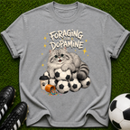 Forgiving for Dogmance Cat & Soccer Balls T-shirt