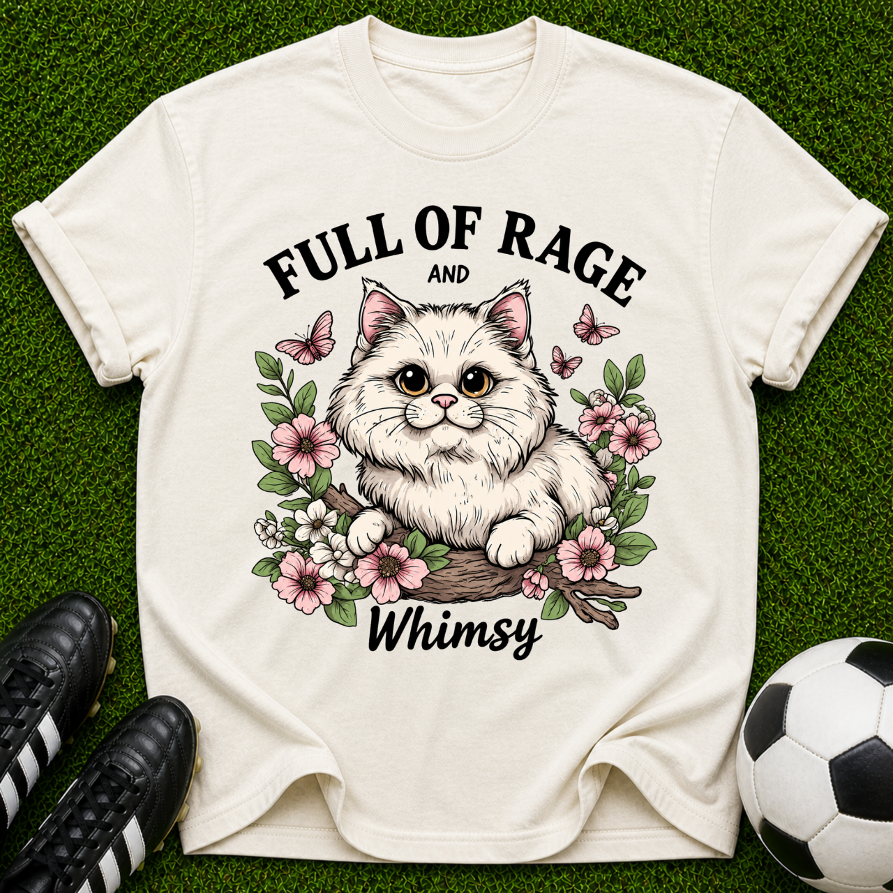 Full of Rage and Whimsy Cat T-shirt