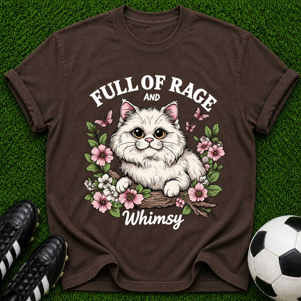 Full of Rage and Whimsy Cat T-shirt