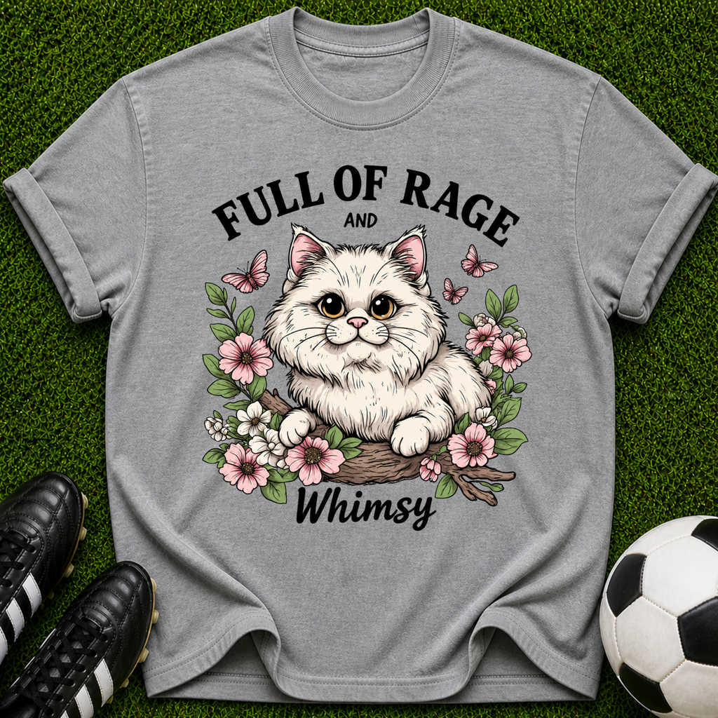 Full of Rage and Whimsy Cat T-shirt