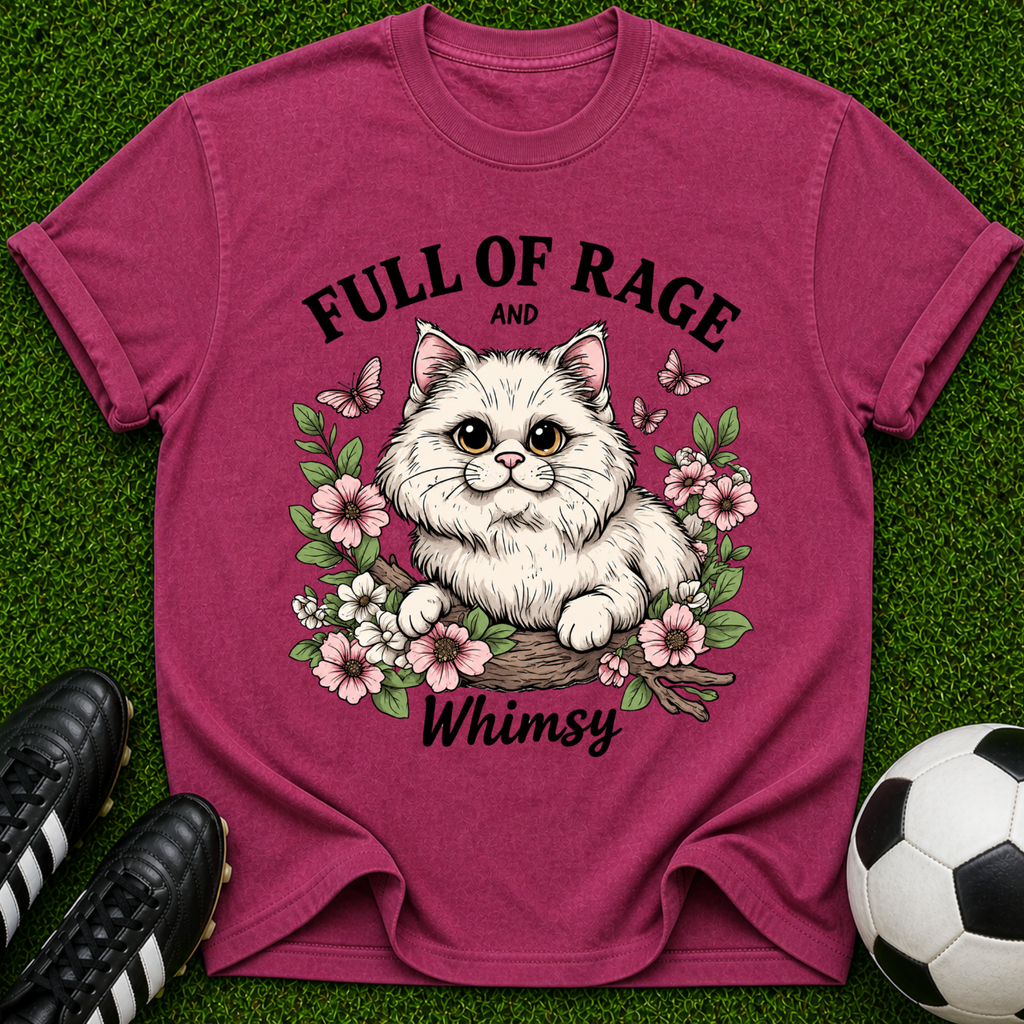 Full of Rage and Whimsy Cat T-shirt