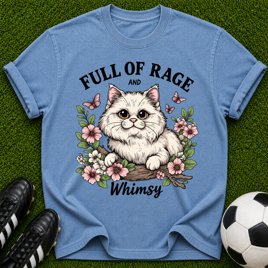Full of Rage and Whimsy Cat T-shirt