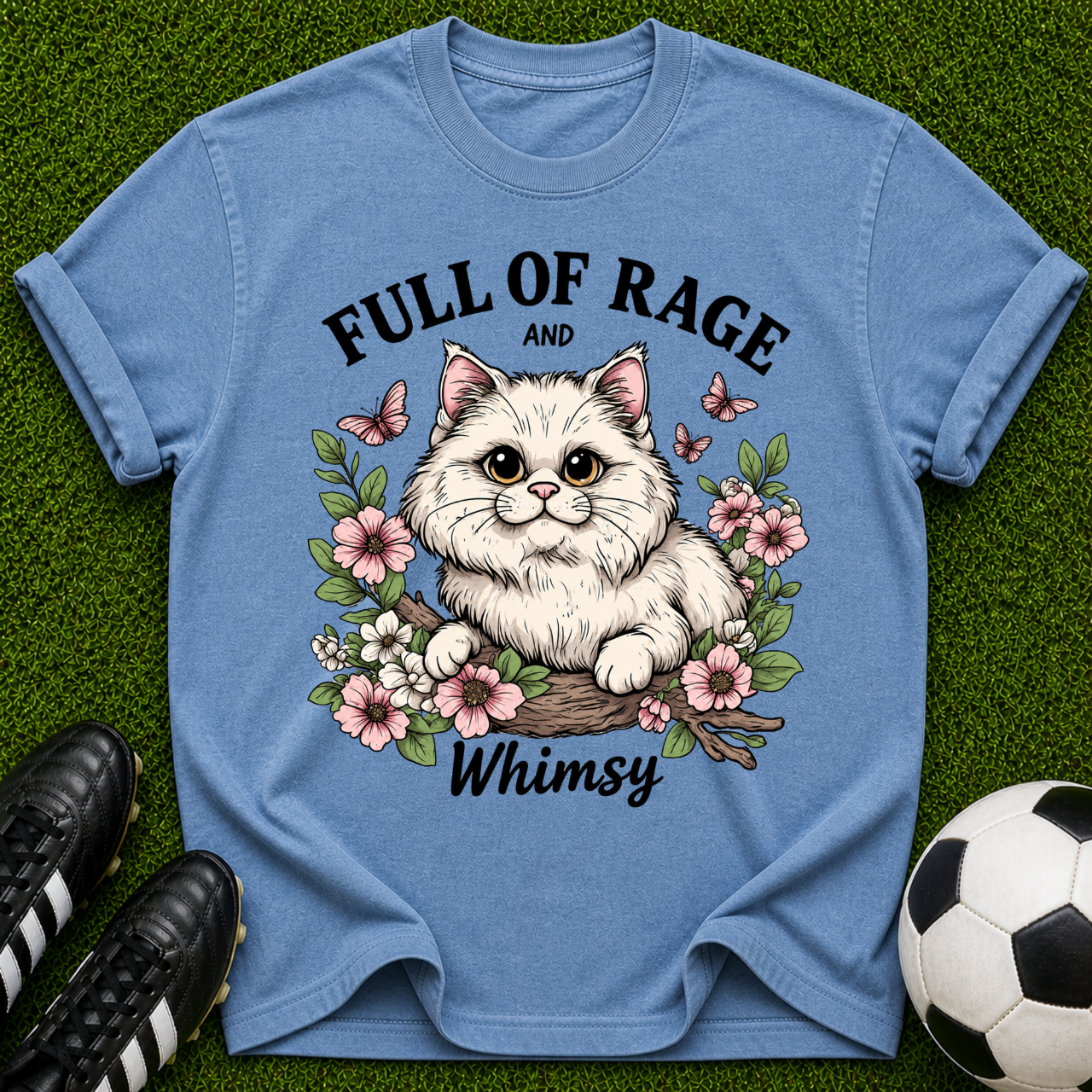 Full of Rage and Whimsy Cat T-shirt