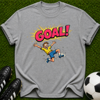 Goal! Soccer Player Cartoon T-shirt