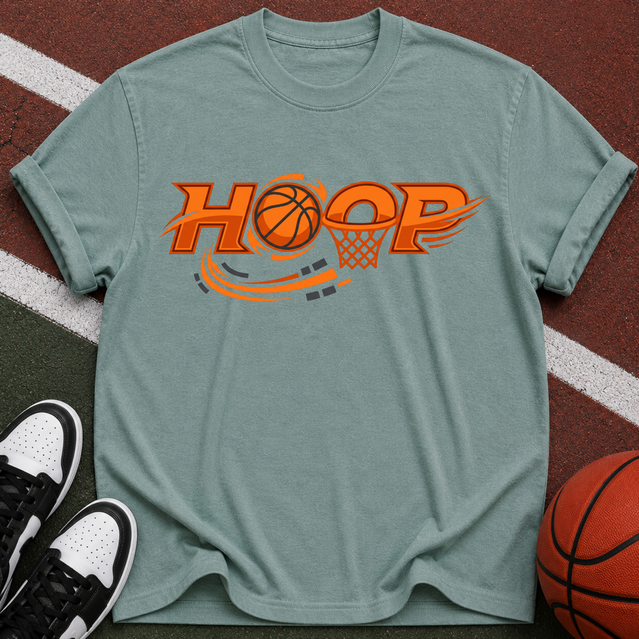 Hoop Basketball Graphic T-Shirt