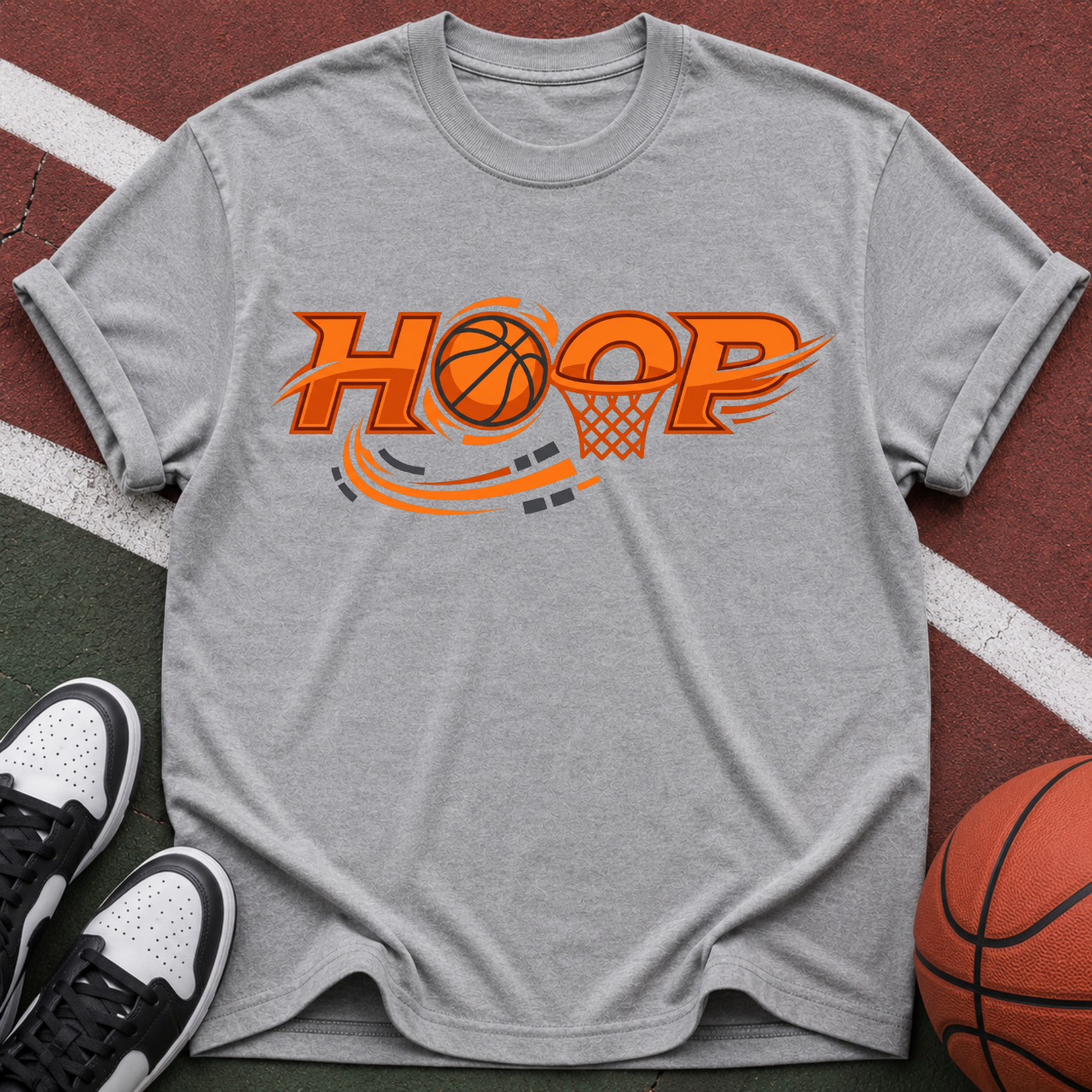 Hoop Basketball Graphic T-Shirt