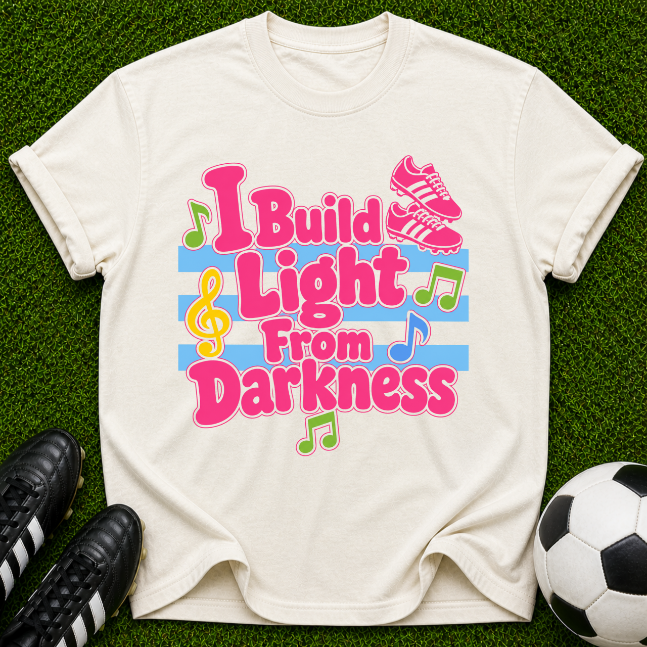 I Build Light From Darkness T-shirt