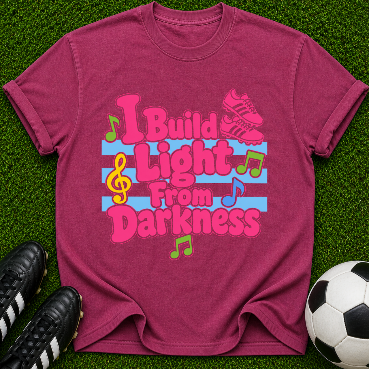 I Build Light From Darkness T-shirt