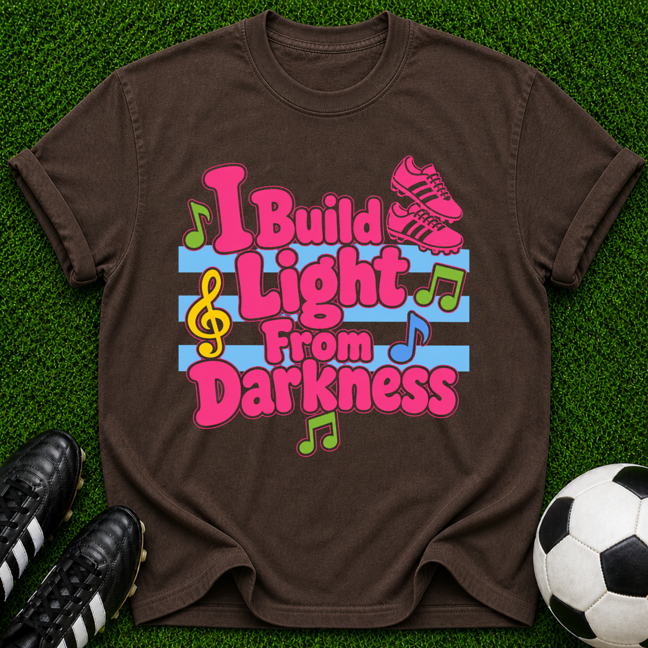I Build Light From Darkness T-shirt