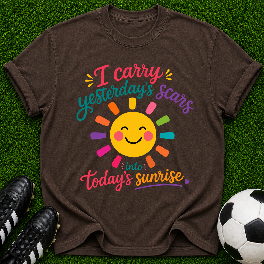 I Carry Yesterday's Scars into Today's Sunrise T-shirt