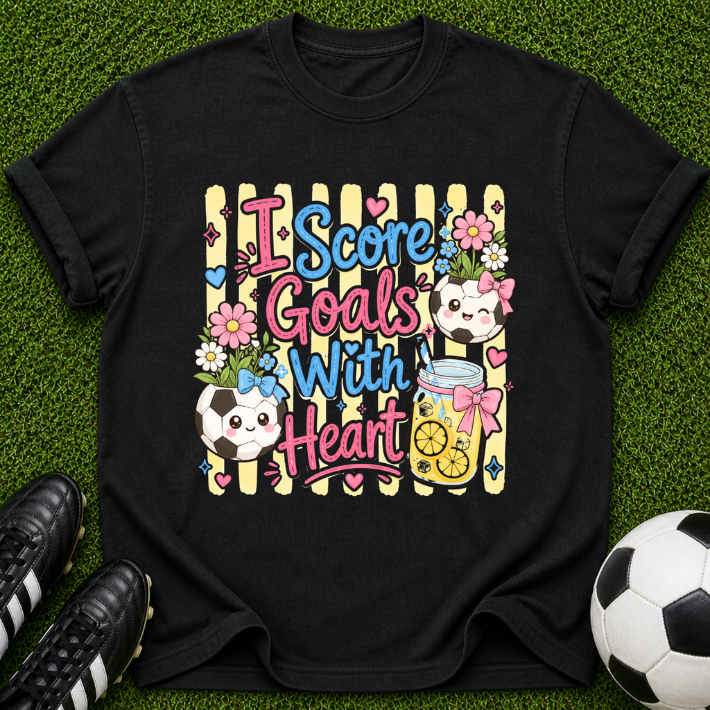 I Score Goals With Heart T-shirt