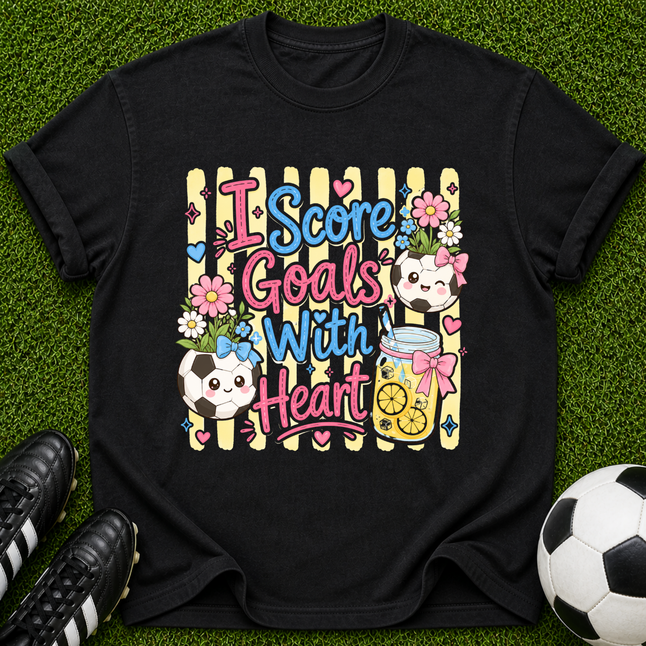 I Score Goals With Heart T-shirt