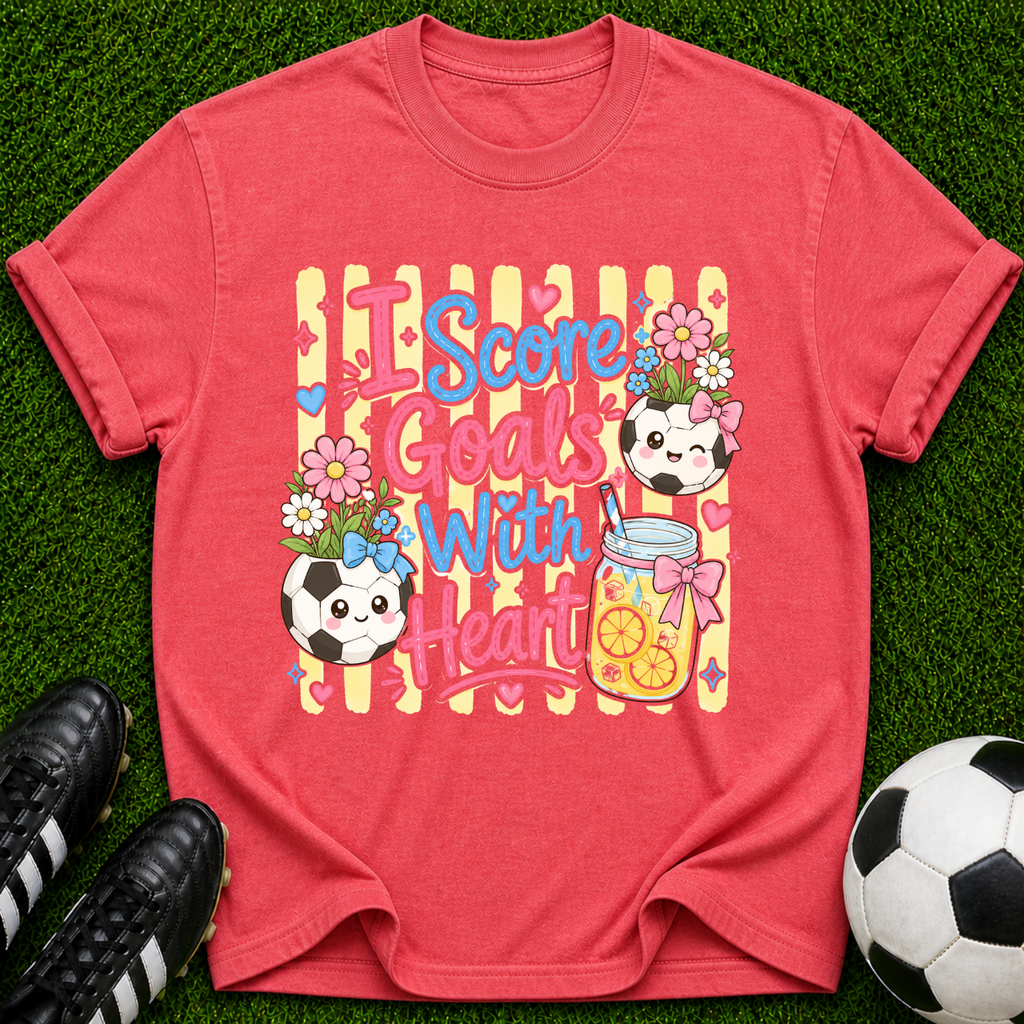 I Score Goals With Heart T-shirt