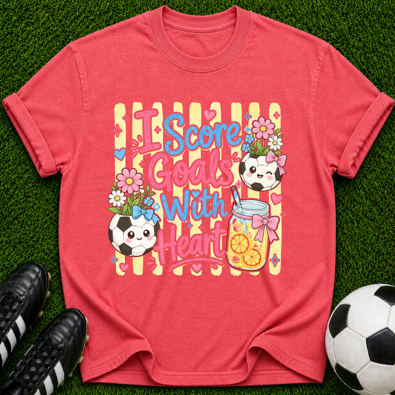 I Score Goals With Heart T-shirt