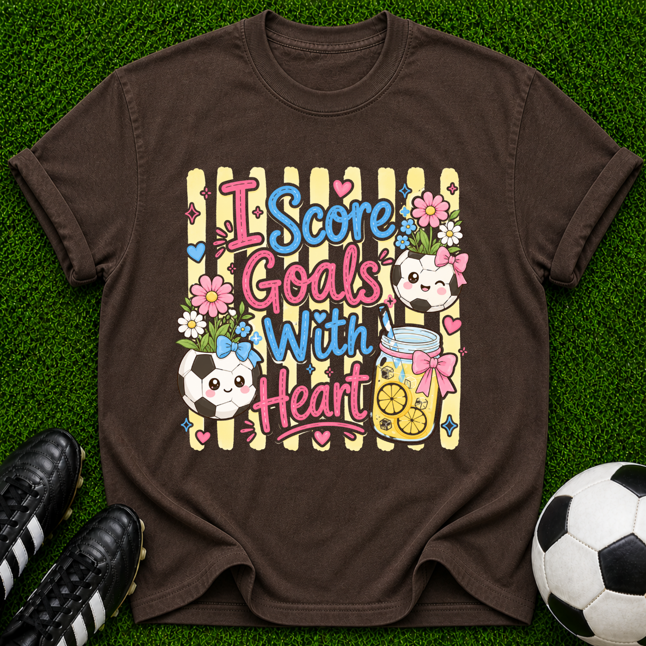 I Score Goals With Heart T-shirt