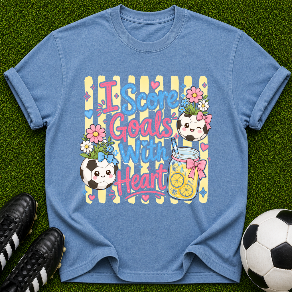 I Score Goals With Heart T-shirt