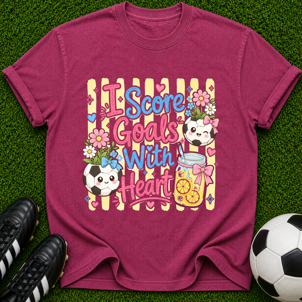 I Score Goals With Heart T-shirt