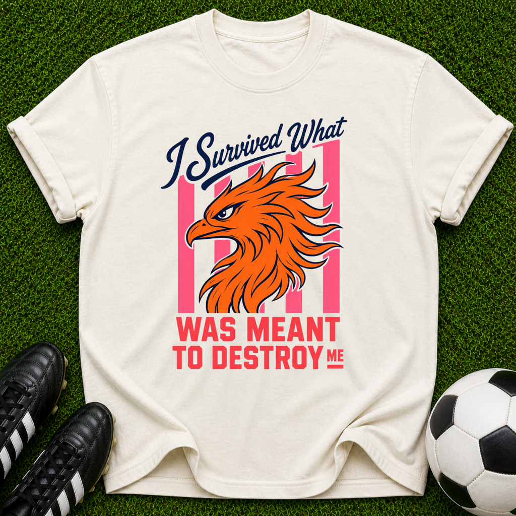 I Survived What Was Meant to Destroy Me T-shirt | Phoenix Resilience Graphic