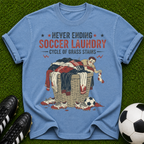Never Ending Soccer Laundry T-shirt | Cycle of Grass Stains Soccer Mom Dad Tee