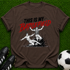 This Is My Battlefield T-shirt | Soccer Slide Tackle Graphic