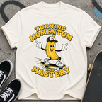 Skateboarding Banana Cartoon Turning Momentum into Mastery T-Shirt