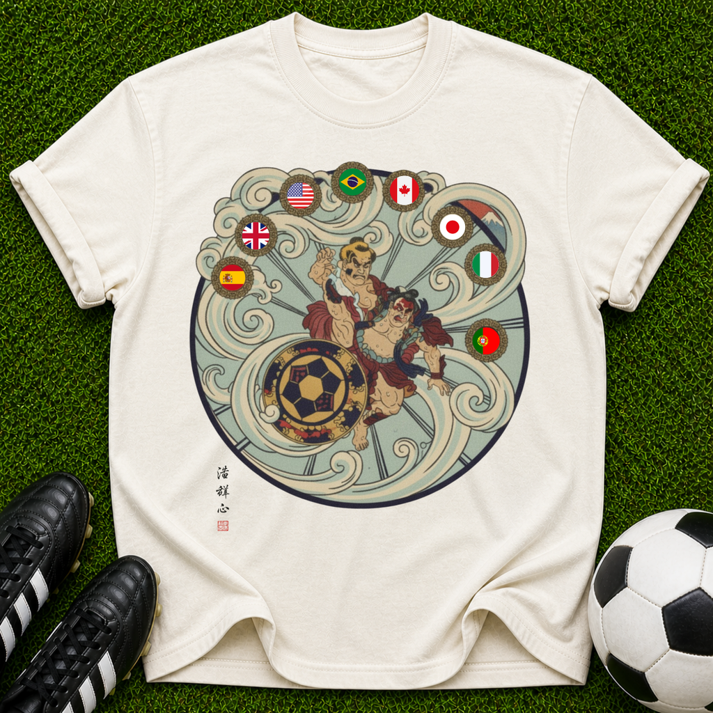 Soccer Players Crest T-shirt