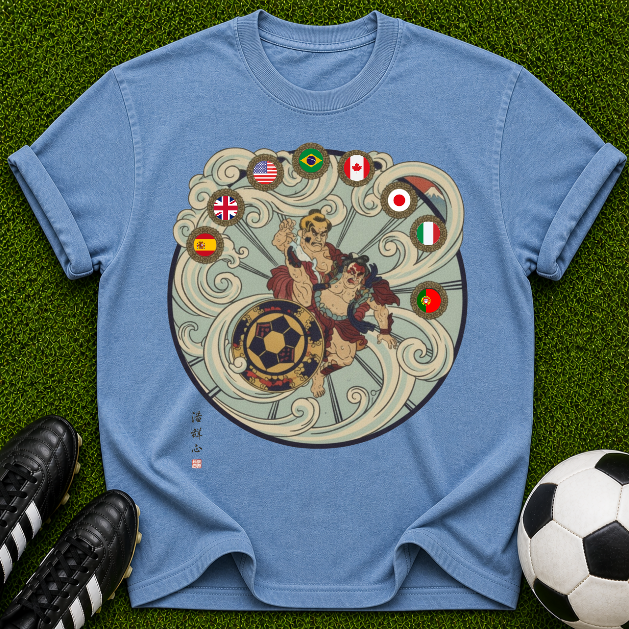 Soccer Players Crest T-shirt