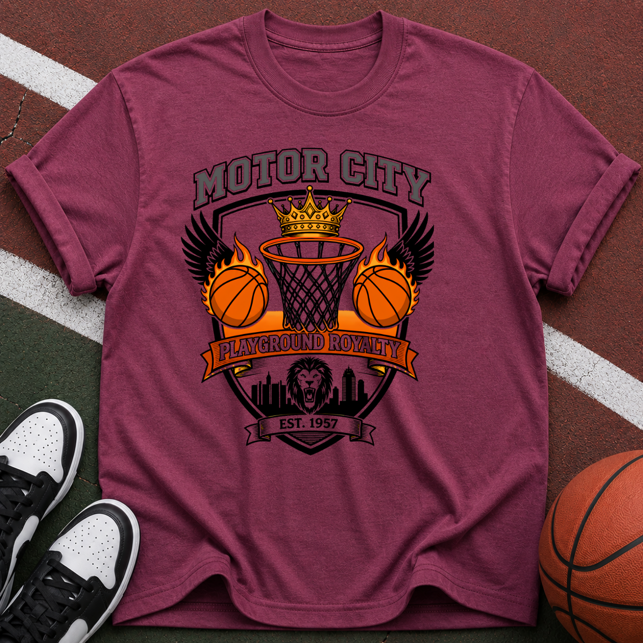 Motor City Playground Royalty T-shirt