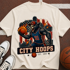 City Hoops Demon Basketball Player T-shirt