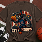 City Hoops Demon Basketball Player T-shirt