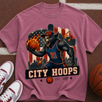 City Hoops Demon Basketball Player T-shirt
