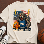 Motor City Hoops Bear Basketball T-shirt
