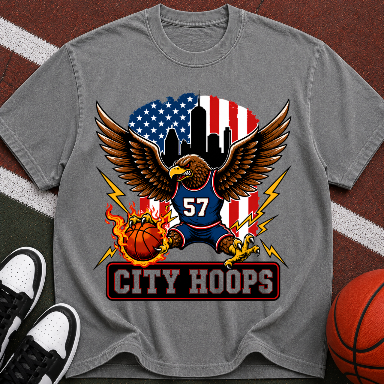 American Eagle Basketball City Hoops T-Shirt