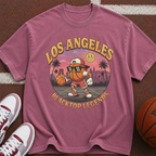 Los Angeles Basketball Cartoon Tee