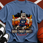 Detroit Grit Bulldog Basketball T-Shirt
