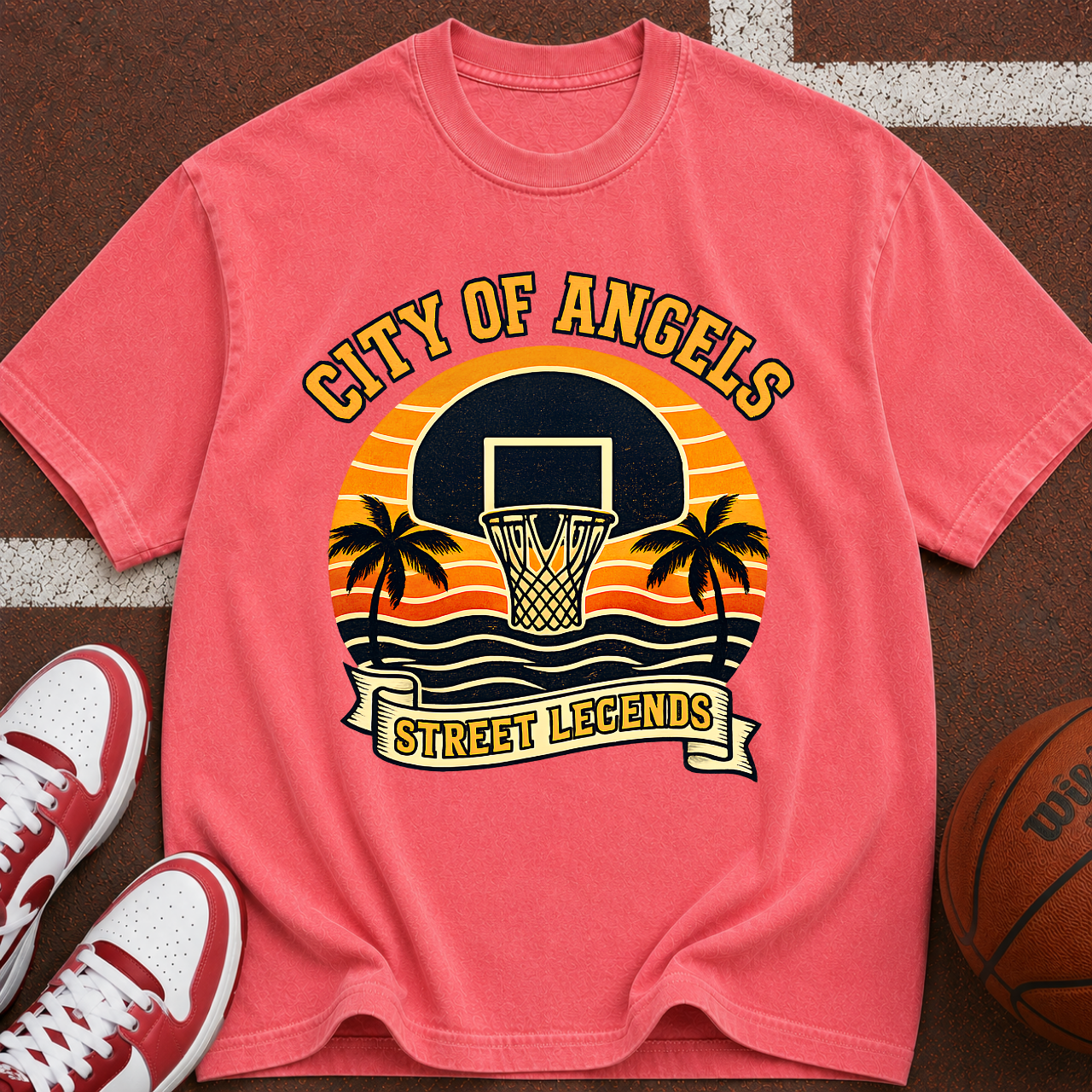 City of Angels Basketball Hoop T-shirt