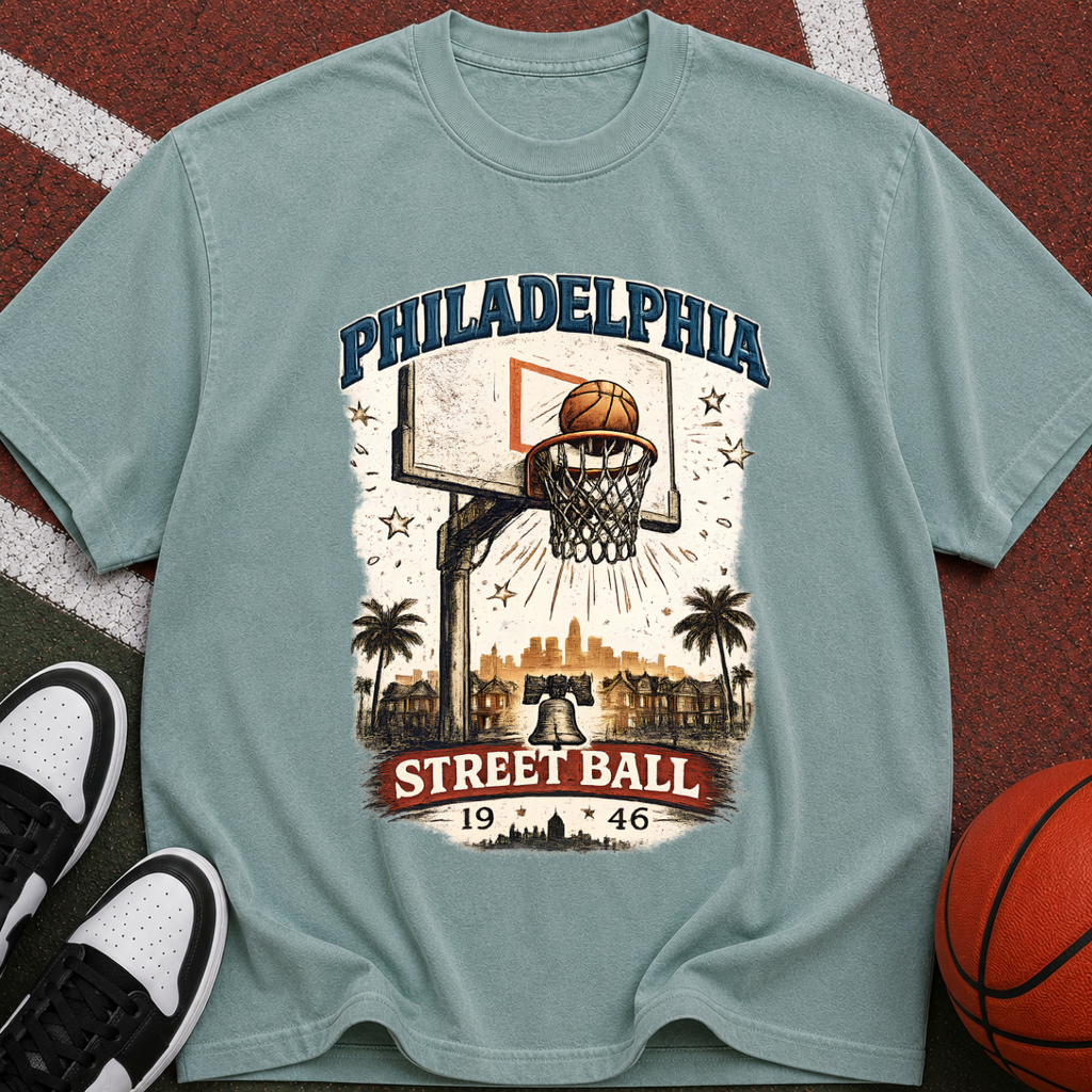 Philadelphia Street Ball Basketball T-Shirt