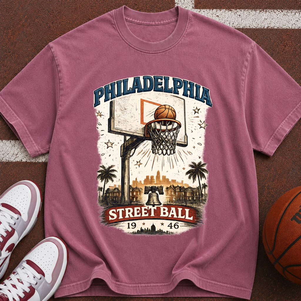 Philadelphia Street Ball Basketball T-Shirt