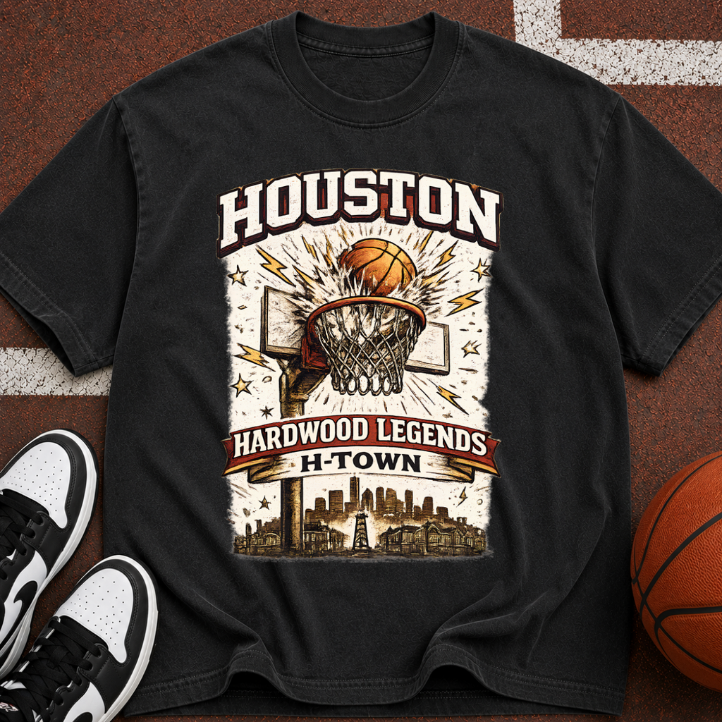 Houston Hardwood Legends basketball T-Shirt