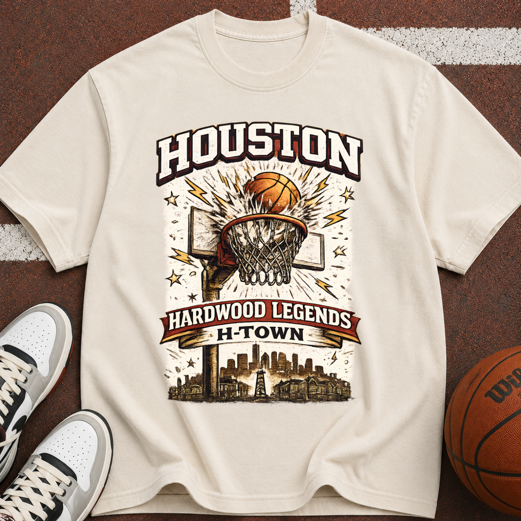 Houston Hardwood Legends basketball T-Shirt