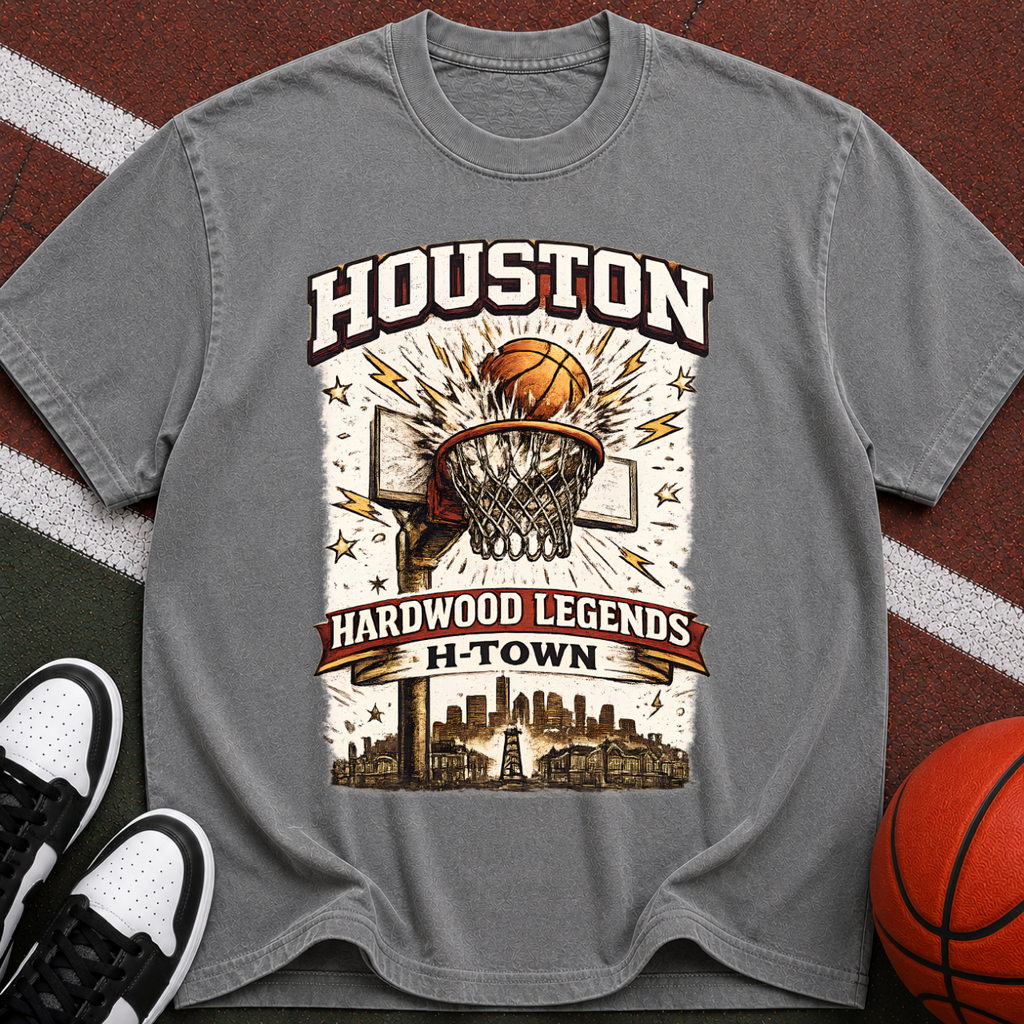 Houston Hardwood Legends basketball T-Shirt
