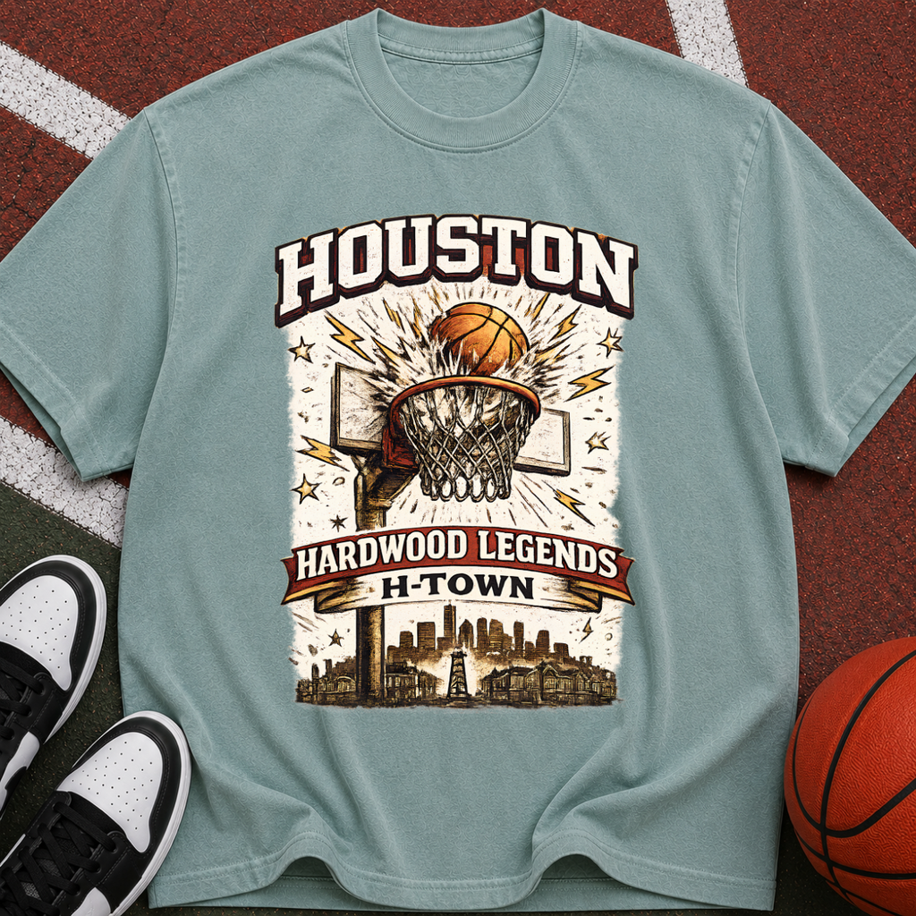 Houston Hardwood Legends basketball T-Shirt