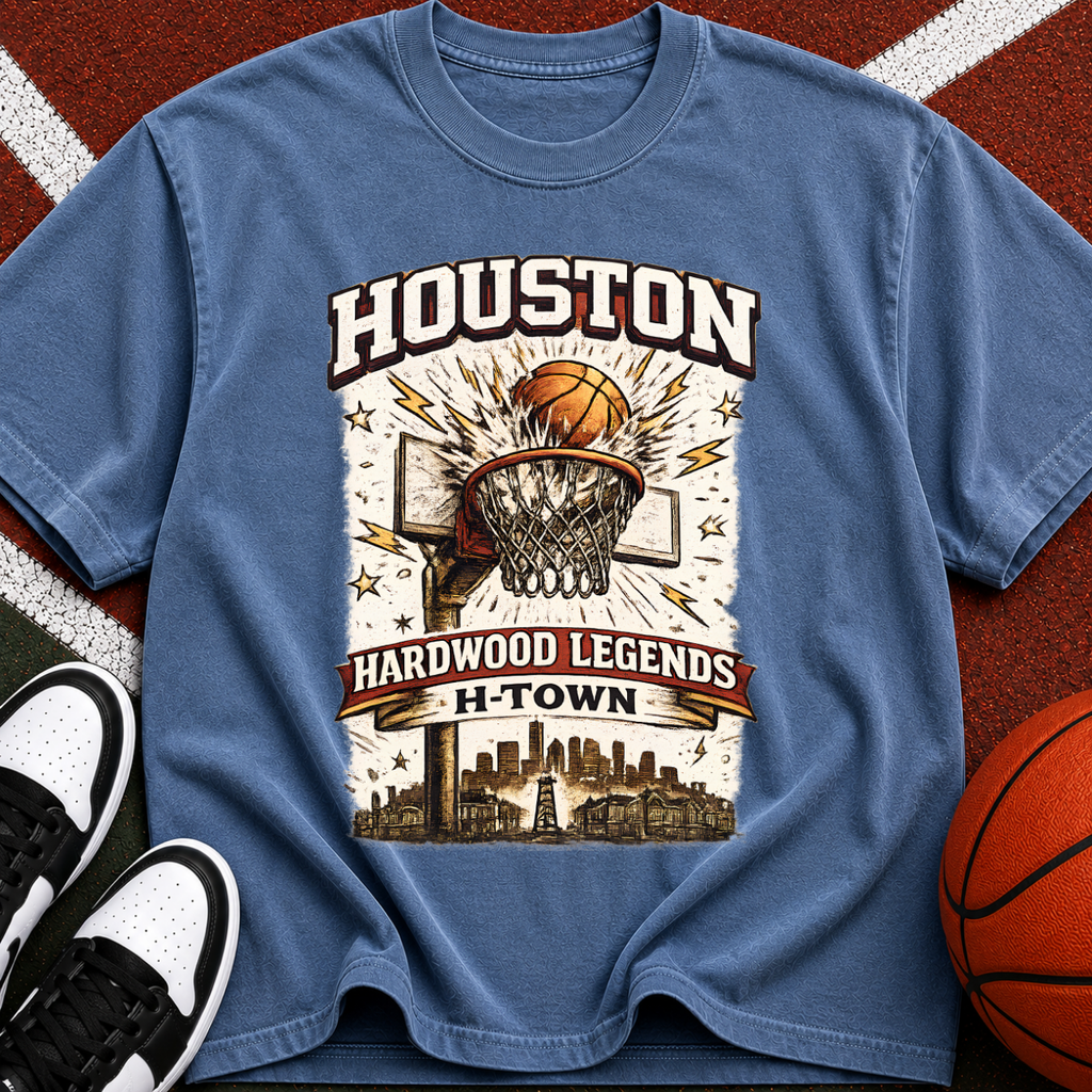 Houston Hardwood Legends basketball T-Shirt