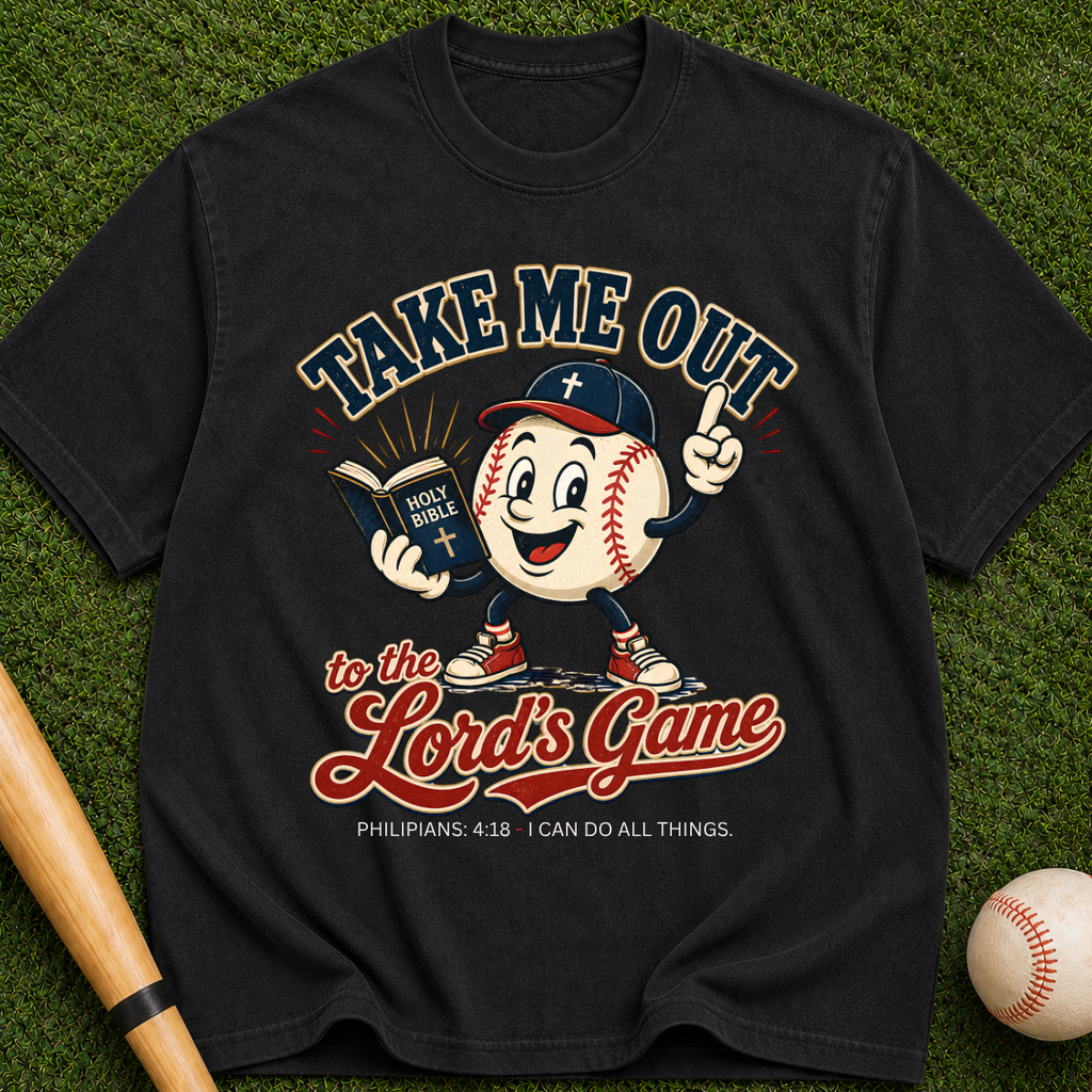 Baseball 'Take Me Out to the Lord's Game' T-Shirt