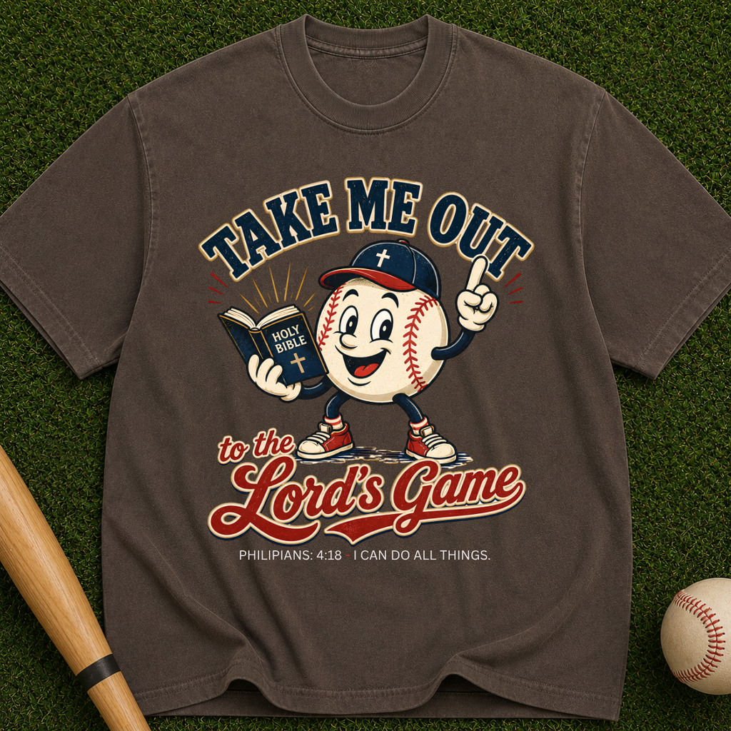 Baseball 'Take Me Out to the Lord's Game' T-Shirt