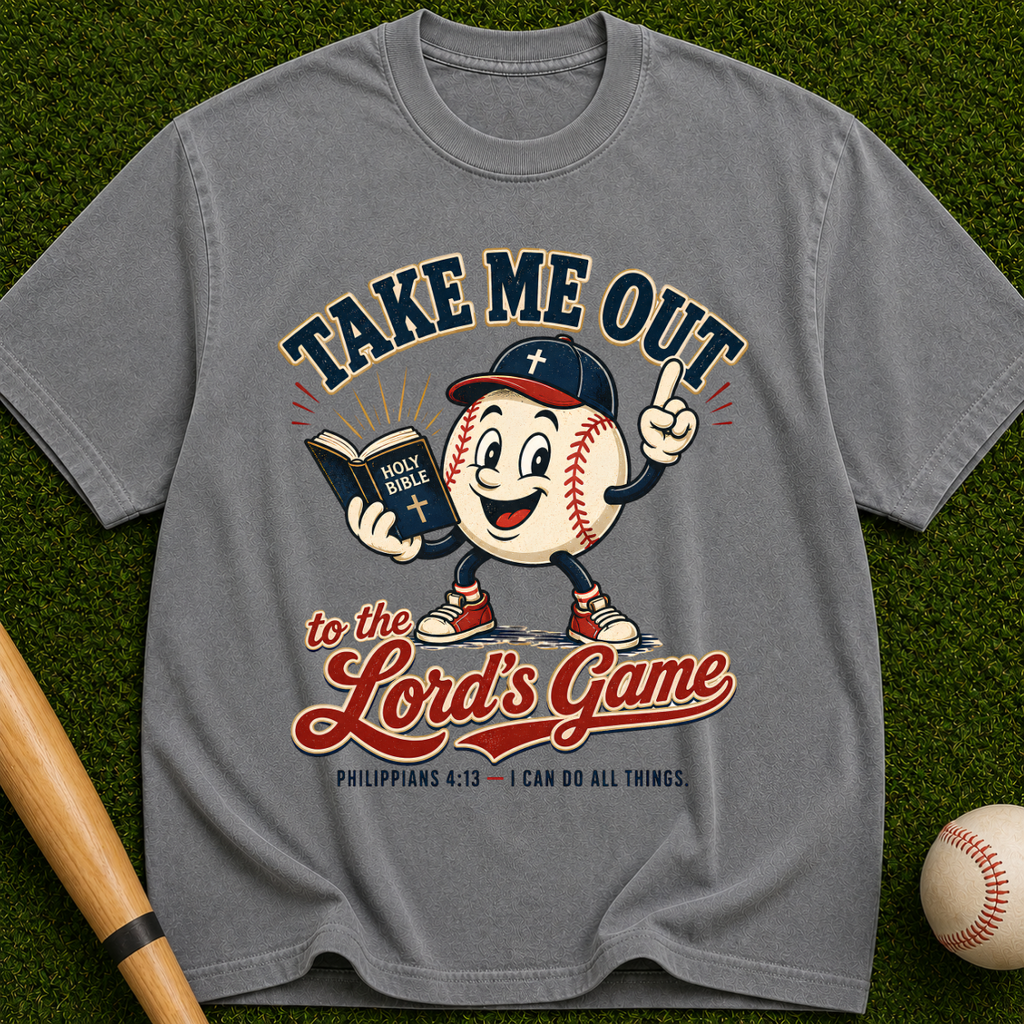 Baseball 'Take Me Out to the Lord's Game' T-Shirt
